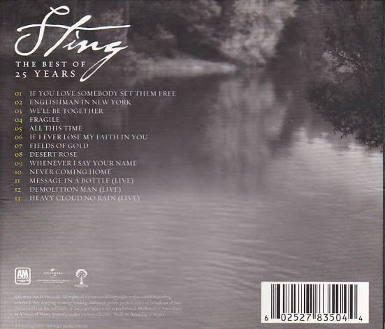 STING - THE BEST OF 25 YEARS – Red Edge Records