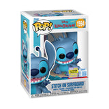 LILO & STITCH - STITCH ON SURFBOARD SDCC 2025 EXC POP! RS