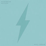 Album cover with a lightning bolt on a light blue background, featuring the text 'Heartbreak Weather' and 'Niall Horan'.