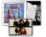 Vinyl record with 'powderfinger' album cover and band photo