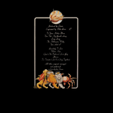 Queen A Day At The Races track listing on a black background