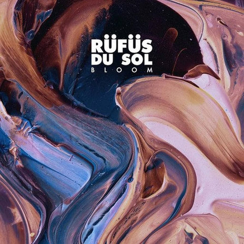 Album cover with swirling colors and 'Röfüs Du Sol Bloom' text