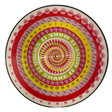 Image of zoetrope vinyl Colourful circular design with text on a white background
