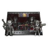 Metallic cast action figures Joker as Boss, Harley Quinn