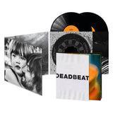 Vinyl record set with 'Deadbeat' album cover and black and white photo of a child.