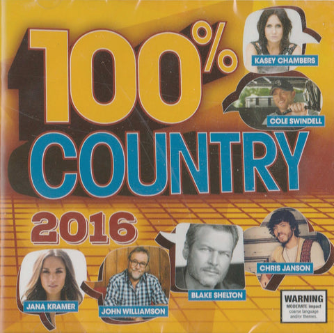 100% Country 2016 Front