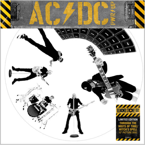 AC/DC Through The Mists Of Time Witch’s Spell picture disc vinyl featuring band imagery and bold artwork