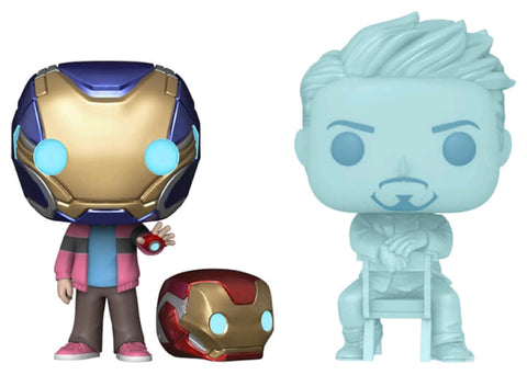 AVENGERS 4 - MORGAN&HOLTONYGW W/HELMET POP! 2PK RS