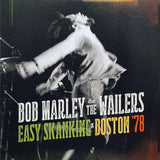 Bob Marley Easy Skanking in Boston 78 vinyl LP album cover featuring live concert artwork