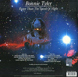 Bonnie Tyler Faster Than the Speed of Night rear album cover with classic artwork and track listing