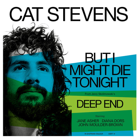 Cat Stevens But I Might Die Tonight 7 inch vinyl single cover featuring classic Cat Stevens artwork