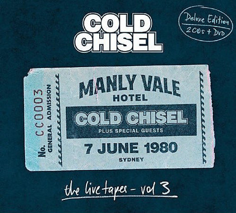 Cold Chisel ‎The Live Tapes Vol. 3 Front