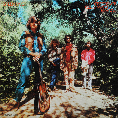 Creedence Clearwater Revival Green River 180g vinyl LP album cover featuring classic green-toned artwork and band imagery