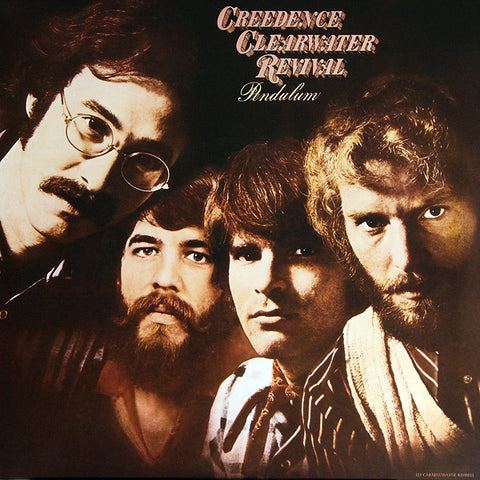Creedence Clearwater Revival Pendulum 180g vinyl LP album cover featuring close up portraits of the band members