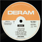 David Bowie David Bowie Vinyl Side A Mono