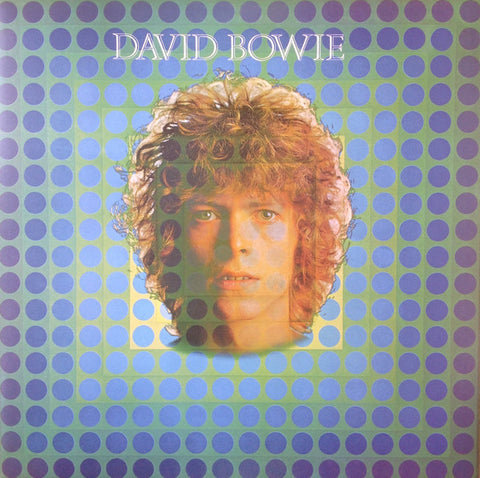 David Bowie David Bowie aka Space Oddity 180g vinyl LP album cover featuring classic 1969 artwork of Bowie Portrait and coloured dots