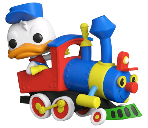 DISNEY 65TH ANNIVERSARY - DONALD IN TRAIN ENGINE POP!