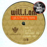 Will.I.Am I got it From My Mamma Vinyl 12"