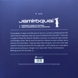 Blue Back cover with track listing and Jamiroquai Logo