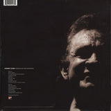 Johnny Cash American Recordings Back Cover With photo of Johnny Cash and track listing