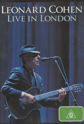 Leonard Cohen Live In London Front