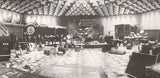 Gatefold image of the band in a recording studio
