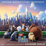 Cover of the Secret Life of Pets original motion picture score vinyl record featuring animated characters from the movie.