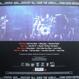 ROCKIN' ALL OVER THE WORLD Back Cover with live image and track listing