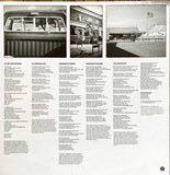 Vinyl Sleeve insert with Black and White images and Song Lyrics