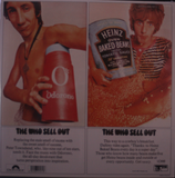 Featuring 2 band members one with a giant deodorant stick and the other in a bath of Baked Beans