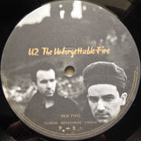 U2 ‎The Unforgettable Fire Vinyl Side B