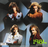 Van Halen ‎1984 Back cover featuring band members and 1984 in bold green writing 