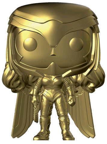 WW84 -  WONDER WOMAN POWER POSE GOLD CHROME POP! RS