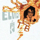 Elvis Presley Elvis At Stax album cover featuring a warm toned portrait of Elvis in his 1970s era with classic styling and bold title text